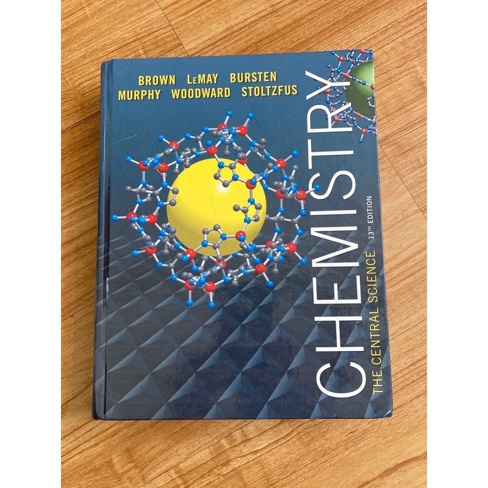 Pearson Chemistry The Central Science 13th Ed Textbook Brown LeMay Hardcover